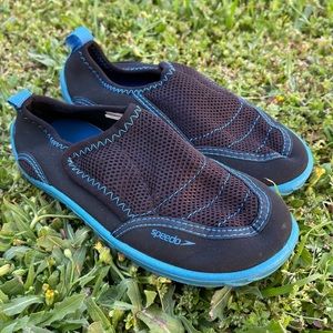 🏖 Speedo Water Shoes 🏖 size XL 11/12 Preowned water river ocean vacation beach